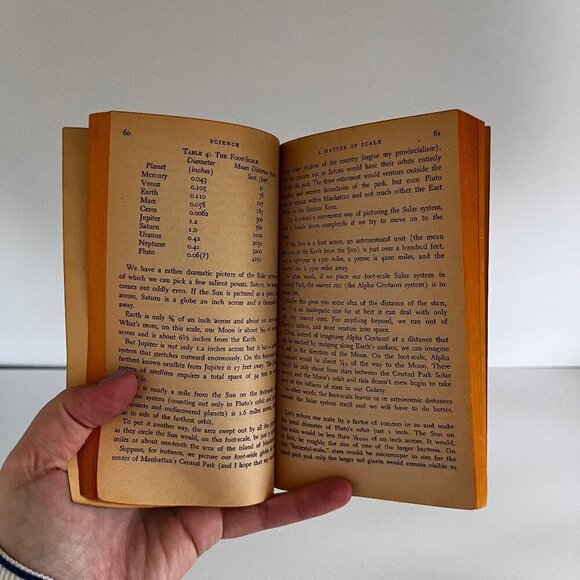 1960s Science, Numbers and I Book by Isaac Asimov Paperback Ace Scientific Essay - Picture 5 of 5